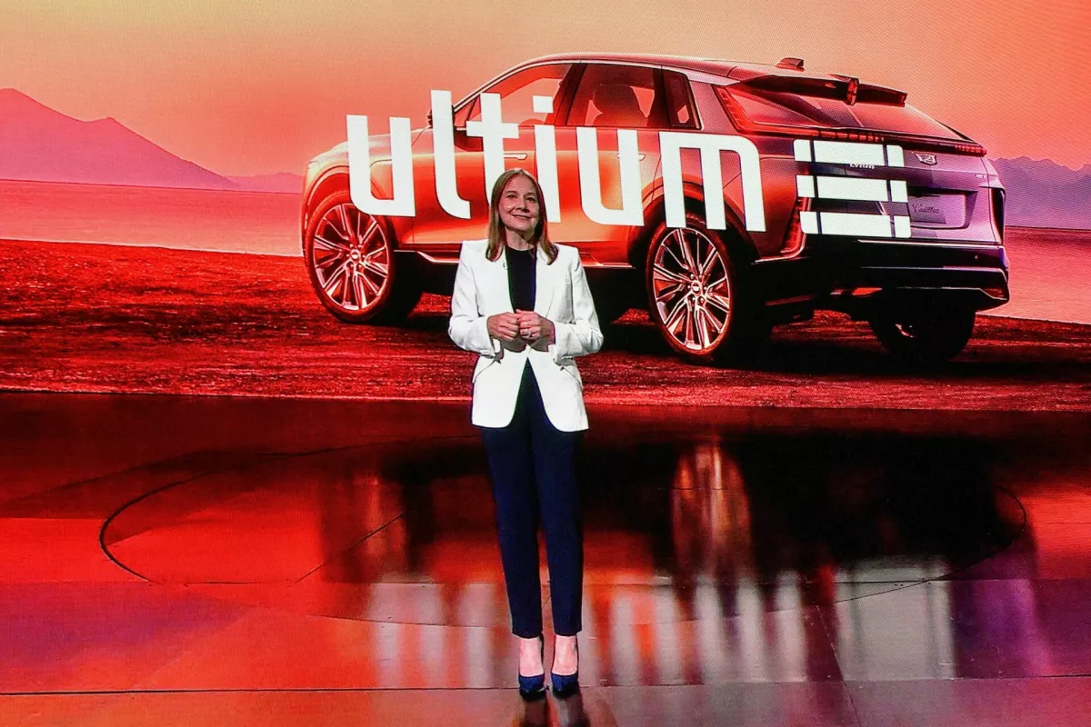 2HDCY29 Las Vegas, NV, USA. 5th Jan, 2022. Mary Barra, Chair and CEO of General Motors at the General Motors Keynote livestream during CES 2022 at Venetian Expo Palazzo Ballroom in Las Vegas, Nevada on January 05, 2022. Credit: Dee Cee Carter/Media Punch/Alamy Live News