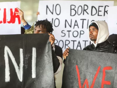 - migranti- 26.09.2024. - Novinarska konferenca Ambasade Rog ne temo deportacij migrantov iz Slovemije, tudi tistih, ki že delajo tukaj.//FOTO: Bojan Velikonja