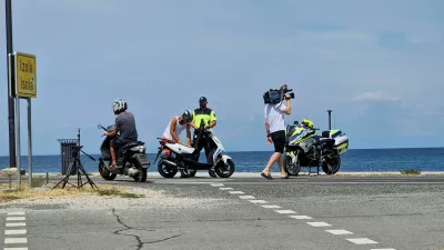 Nadzor skuter policija Koper / Foto: Pu Koper