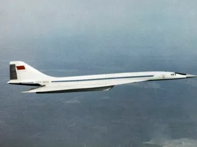 Tupolev tu-144 med letom. / Foto: Wikipedia