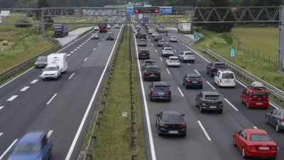 - 21.06.2024 - zastoji na zahodni ljubljanski obvoznici, smer primorska //FOTO: Jaka Gasar