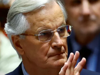 French Prime Minister Michel Barnier arrives to deliver his general policy speech at the National Assembly in Paris, France, October 1, 2024. REUTERS/Sarah Meyssonnier