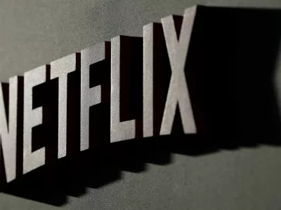 FILE PHOTO: A Netflix logo is pictured in Los Angeles, California, U.S., September 15, 2022. REUTERS/Mario Anzuoni/File Photo