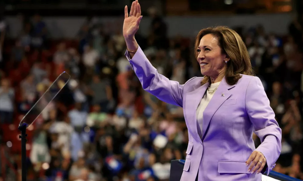 Democratic presidential candidate and U.S. Vice President Kamala Harris attends a campaign event at UNLV (University of Nevada, Las Vegas) campus, in Las Vegas, Nevada, U.S., August 10, 2024. REUTERS/Kevin Mohatt / Foto: Kevin Mohatt