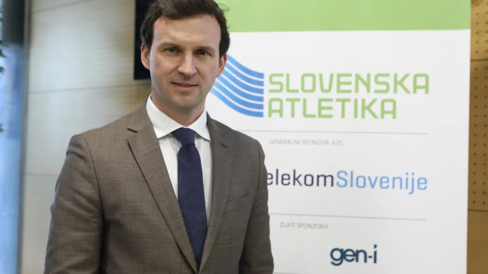 Primož Feguš, predsednik Atletske zveze Slovenije27.02.2023 – Atletska zveza Slovenije (AZS) - moška in ženska atletska reprezentanca pred odhodom na dvoransko evropsko prvenstvo v Turčiji. atleti - atletika //FOTO: Luka Cjuha