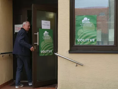 Kmetijsko gozdarska zbornica Slovenije (KGZS), volitve v svet zbornice 2024, volišče Murska Sobota. Foto: Tatjana Pihlar 