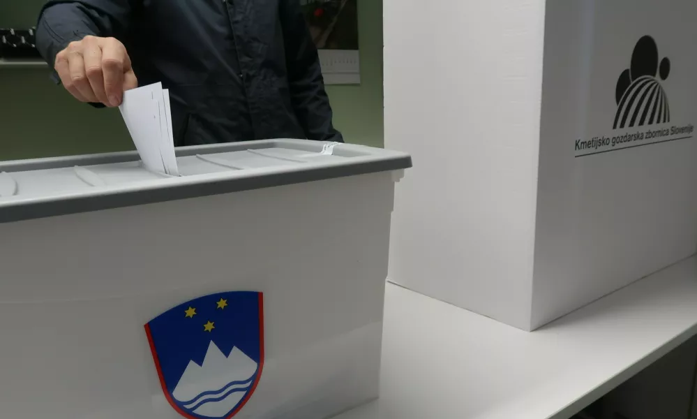 Kmetijsko gozdarska zbornica Slovenije (KGZS), volitve v svet zbornice 2024, volišče Murska Sobota. Foto: Tatjana Pihlar 