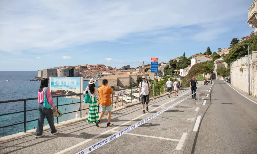 08.10.2024., Dubrovnik - Pocele mjere osiguranja zbog summita potpore Ukrajini. Photo: Grgo Jelavic/PIXSELL