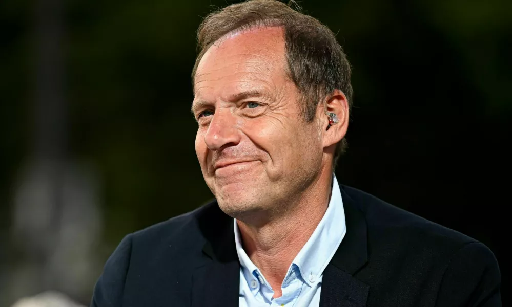 2RE0M69 Christian Prudhomme during the stage 21 of the Tour de, France.,. in Paris, France. Credit: Victor Joly/Alamy Live News