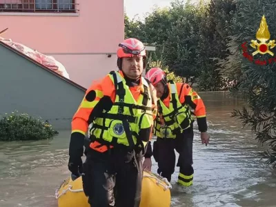 Italijanski gasilci so izvedli 350 intervencij.