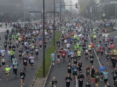 - 20.10.2024 - 28. Ljubljanski maraton - 24 tisoč tekačev - največji športno-rekreativni dogodek v državi //FOTO: Jaka Gasar