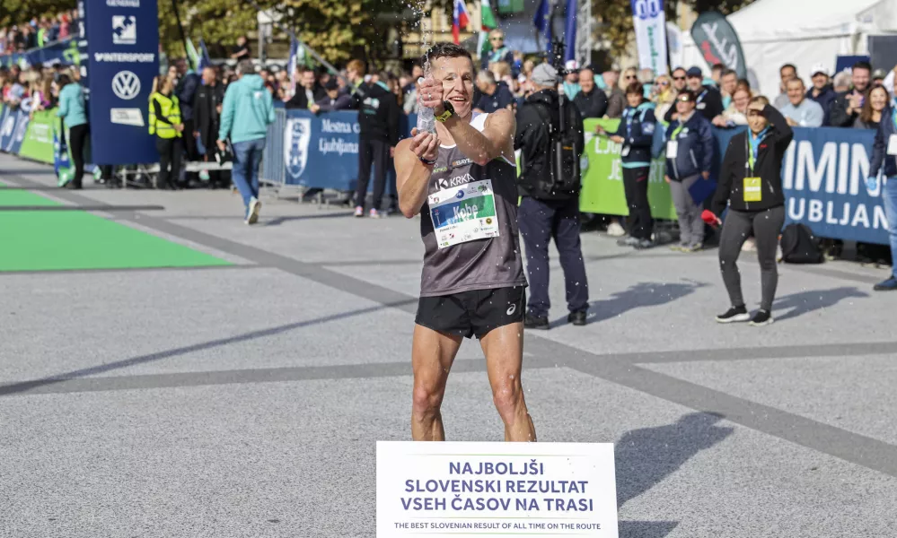 Primož Kobe- 20.10.2024 - 28. Ljubljanski maraton - 24 tisoč tekačev - največji športno-rekreativni dogodek v državi //FOTO: Jaka Gasar