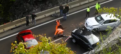 V Sloveniji je število smrtnih žrtev v prvih šestih mesecih padlo za več kot 25 odstotkov, je pa nato septembra samo v enem tednu umrlo šest ljudi, kar je denimo več kot marca in aprila skupaj. Foto:  Nik Erik Neubauer