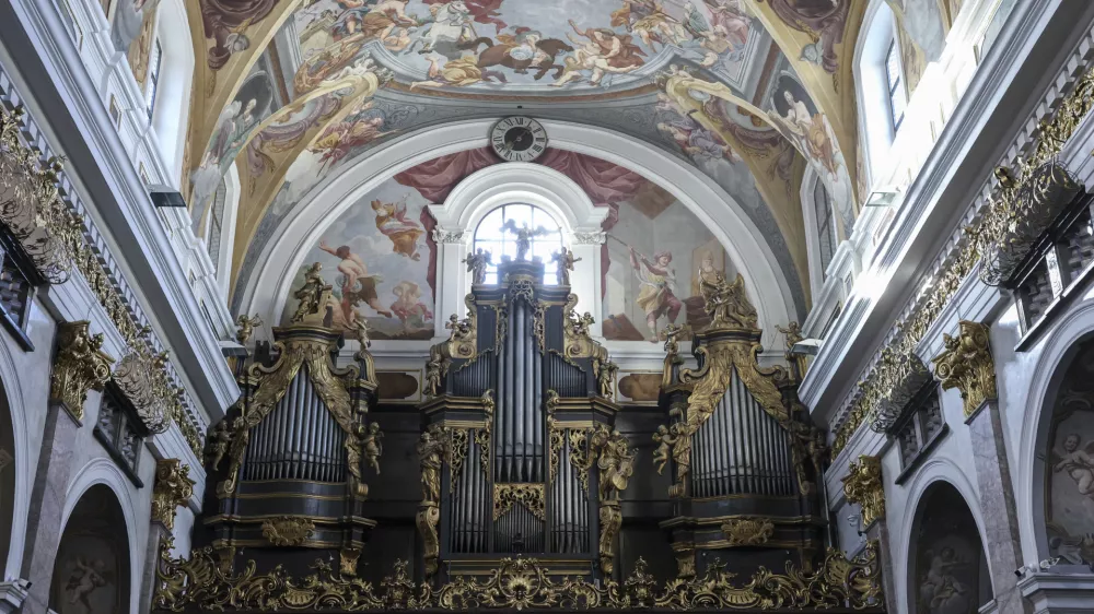 - 22.10.2024 - novinarska konferenca pred obnovo Miklavčevih orgel v ljubljanski stolnici //FOTO: Jaka Gasar