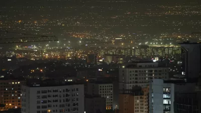 A general view of Tehran after several explosions were heard, in Tehran, Iran, October 26, 2024. Majid Asgaripour/WANA (West Asia News Agency) via REUTERS ATTENTION EDITORS - THIS IMAGE HAS BEEN SUPPLIED BY A THIRD PARTY