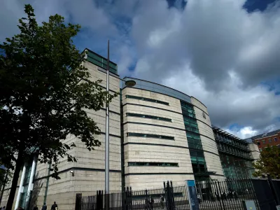 FILE PHOTO: A general view of the Laganside Courts is seen in Belfast, Northern Ireland August 23, 2017. REUTERS/Clodagh Kilcoyne/File Photo