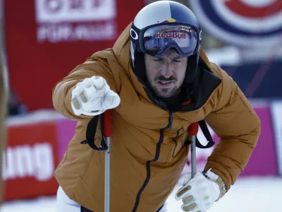 Netherland's Marcel Hirscher concentrates ahead of an alpine ski, men's World Cup giant slalom, in Soelden, Austria, Sunday, Oct. 27, 2024. (AP Photo/Gabriele Facciotti) / Foto: Gabriele Facciotti