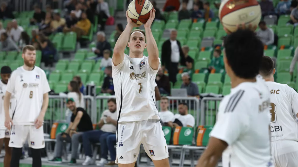 Klemen Prepelič29.09.2024 - Košarka Cedevita Olimpija - Dubaj v drugem krog regionalne liga ABA.FOTO: LUKA CJUHA