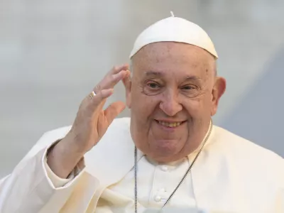 30 October 2024, Vatican: Pope Francis holds his weekly general audience in St. Peter's Square, at the Vatican. Photo: Cpp/IPA via ZUMA Press/dpa