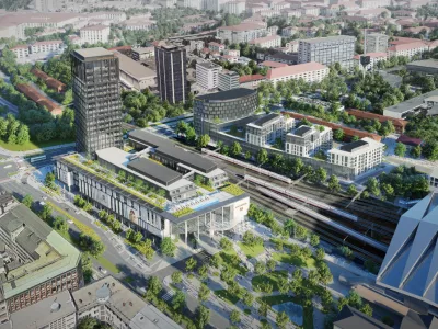 Emonika, potniški center Ljubljana, nova železniška in avtobusna postaja in komercialni ter stanovansjki kompleks. Investitorji SŽ, MZI, Mendota invest (OTP banka) in MOL. Predstavitev projekta april 2022