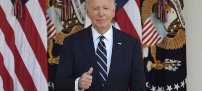 President Joe Biden departs after speaking in the Rose Garden of the White House in Washington, Thursday, Nov. 7, 2024. (AP Photo/Mark Schiefelbein)