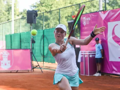 Tamara Zidanšek- 12.09.2023 - Športni park Tivoli - ženski teniški turnir WTA Ljubljana, tenis //FOTO: Bojan Velikonja