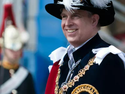 C4F5GR HIs Royal Highness The Duke of York, Prince Andrew at the Garter Procession, Windsor Castle, 2011