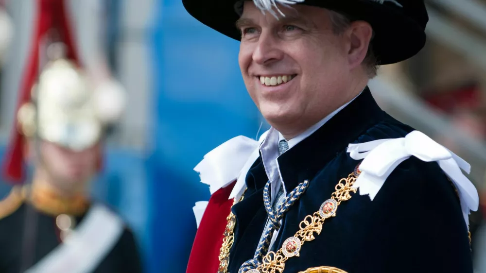 C4F5GR HIs Royal Highness The Duke of York, Prince Andrew at the Garter Procession, Windsor Castle, 2011