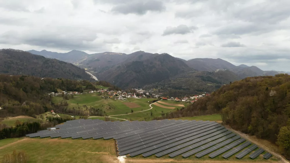 Prapretno.Največja sončna elektrarna v Sloveniji.Foto: Ziga Intihar