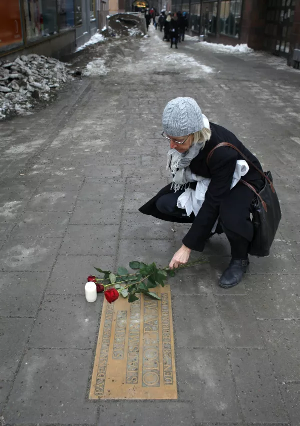 Prizorišče atentata v Stockholmu / Foto: Reuters