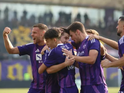 Maribor - nogomet - Derbi - Nk Maribor in Nk Olimpija - Gol 1:0