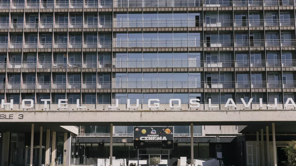 Beograd 01.10.2024. Hotel Jugoslavija, priprema za rusenje hotela i izgradnju novog objekta. Photo: Vladimir Zivojinovic/PIXSELL