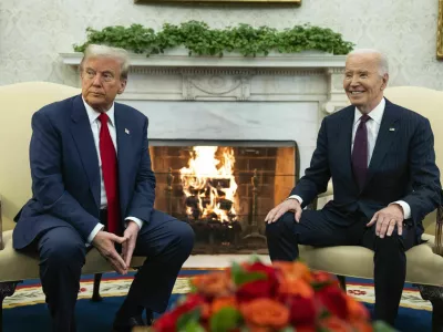 President Joe Biden meets with President-elect Donald Trump in the Oval Office of the White House, Wednesday, Nov. 13, 2024, in Washington. (AP Photo/Evan Vucci) / Foto: Evan Vucci