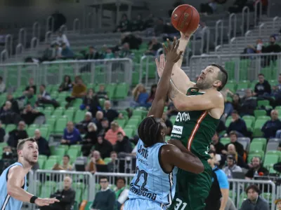 28.11.2024 - košarka - Cedevita Olimpija - Hamburg  FOTO: LUKA CJUHA