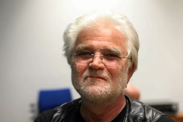 direktor Pedagoška inštituta Igor Ž. Žagar- 16.05.2023 - Ministrstvo za vzgojo in izobraževanje in Pedagoški inštitut - predstavili rezultate bralne pismenosti četrtošolcev v okviru mednarodne raziskave PIRLS 2021; predstavitev in razprava ministrskih strokovnih partnerjev o rezultatih raziskave,//FOTO: Tomaž Skale