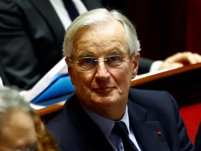 French Prime Minister Michel Barnier attends the questions to the government session at the National Assembly in Paris, France, December 3, 2024. REUTERS/Sarah Meyssonnier