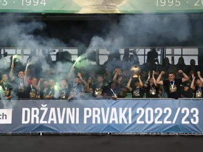 - 20.05.2023 – nogomet - Olimpija: Celje, Prva liga Telemacha, 36., zadnji krog: //FOTO: Luka Cjuha