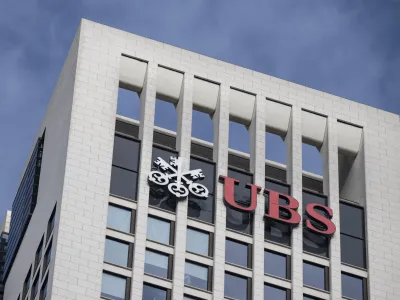 FILED - 22 March 2023, Hesse, Frankfurt/Main: The headquarters of UBS Bank in Frankfurt am Main. Swiss banking giant UBS on Monday said it was expecting to complete its takeover of its ailing smaller rival Credit Suisse as early as next week. Photo: Boris Roessler/dpa