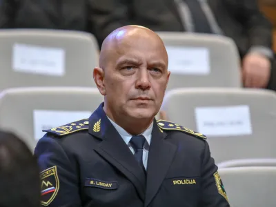 v. d. generalnega direktorja policije Boštjan Lindav- 23.12.2022 - Dan samostojnost in enotnosti 2022 - osrednja državna slovesnost - proslava //FOTO: Luka Cjuha