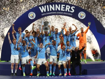 Manchester City je drugič igral v finalu in prvič dvignil pokal zmagovalca lige prvakov.