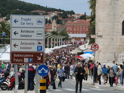 Split, Hrvaška, turizem, praznik zaščitnika mesta sv. Duje. Tatjana Pihlar 