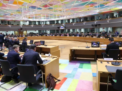 HANDOUT - 20 July 2023, Belgium, Brussels: A view of the EU Foreign Affairs Council in Brussels. Photo: Francois Lenoir/European Council/dpa