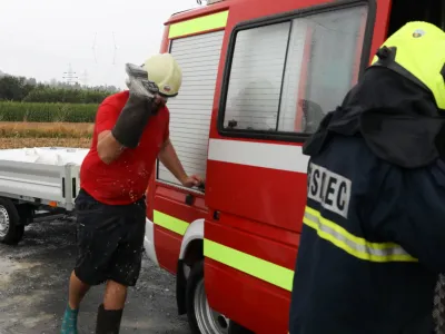 04.08.2023. Poplave Medvode.. //foto: Bojan Velikonja