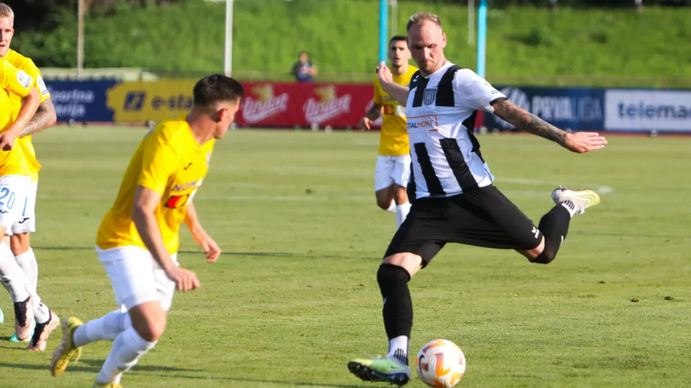 Žan Benedičič <br>- 22.07.2023 – nogomet - Bravo: Rogaška, Prva liga Telemacha, 1.krog:<br> <br>//FOTO: Bojan VelikonjaΩ