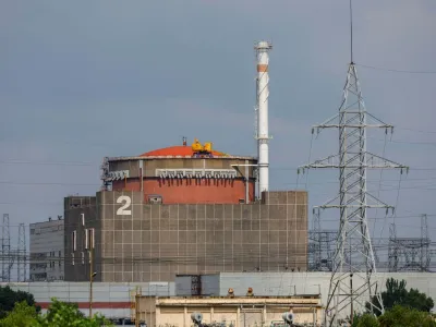 FILE PHOTO: A view shows the Zaporizhzhia Nuclear Power Plant outside Enerhodar in the Zaporizhzhia region, Russian-controlled Ukraine, June 15, 2023. REUTERS/Alexander Ermochenko/File Photo/File Photo