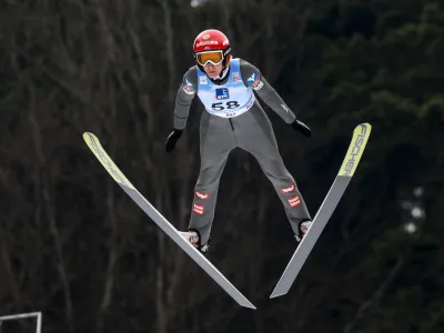 ﻿Daniela Iraschko-Stolz- 23.02.2020 – Ljubno ob Savinji - FIS Svetovni pokal v smučarskih skokih za ženske - ženski smučarki skoki – posamična tekma //FOTO: Matjaž Rušt