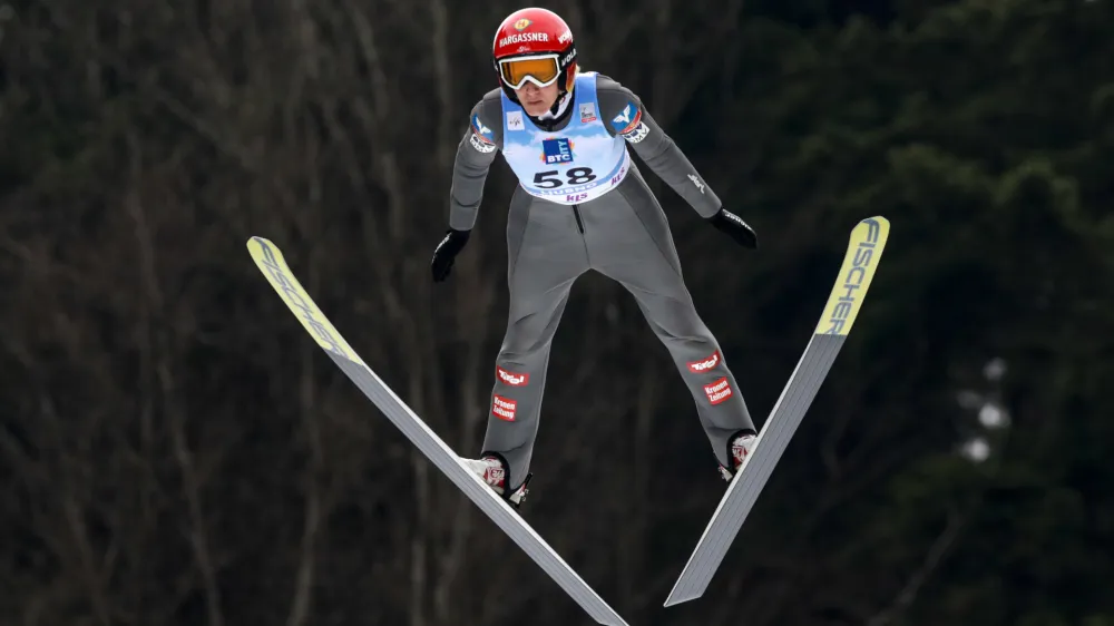 ﻿Daniela Iraschko-Stolz- 23.02.2020 – Ljubno ob Savinji - FIS Svetovni pokal v smučarskih skokih za ženske - ženski smučarki skoki – posamična tekma //FOTO: Matjaž Rušt