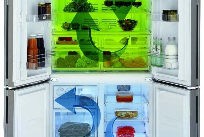 V sodobnih hladilnikih je shranjevanje živil preprosto in učinkovito  