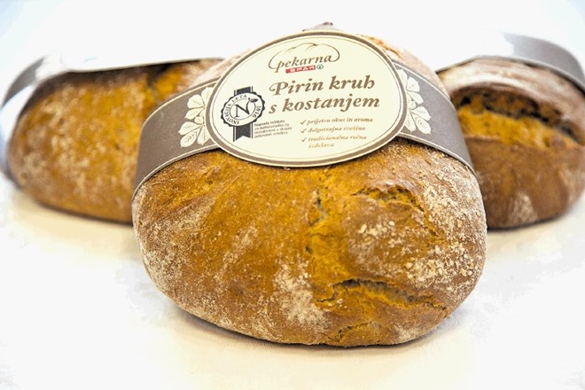 Med pekovskimi izdelki je nagrado prejel pirin kruh s kostanjem, ki ga pečejo v Sparu Slovenija. Je vir prehranskih...
