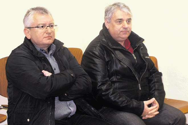 Samo Hudoklin (levo) in Albert Pavlič trdita, da njune besede niso letele na Franca Hudoklina osebno, ampak nanj kot župana...